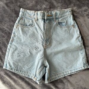 Zara Light Wash Denim Shorts